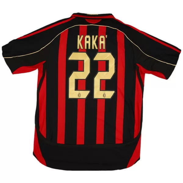 KAKA' #22 Retro AC Milan Home Jersey 2006/07 - minejerseys