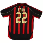 KAKA' #22 Retro AC Milan Home Jersey 2006/07 - minejerseys