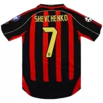 SHEVCHENKO #7 Retro AC Milan UCL Home Jersey 2006/07 - minejerseys