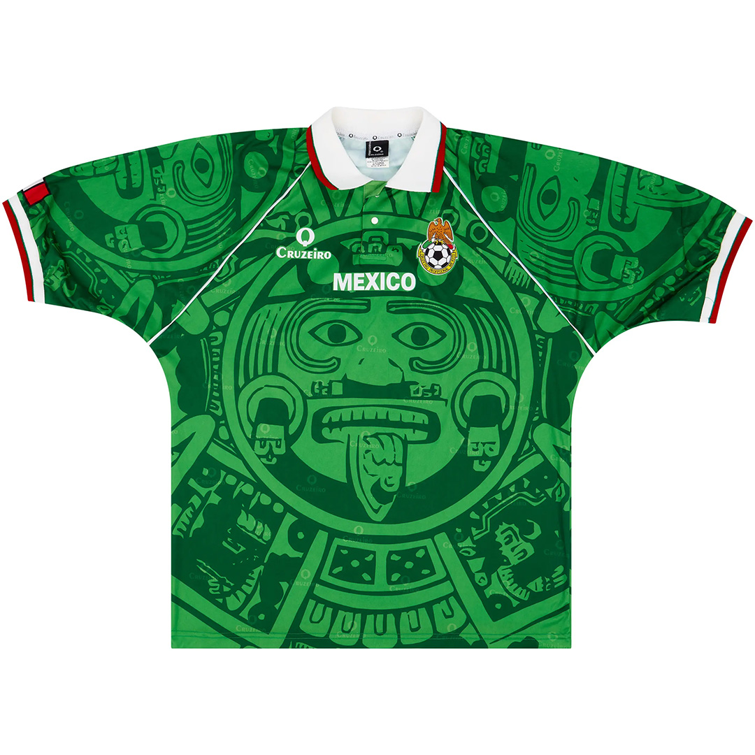 Retro Mexico Home Jersey World Cup 1998 - Image 3