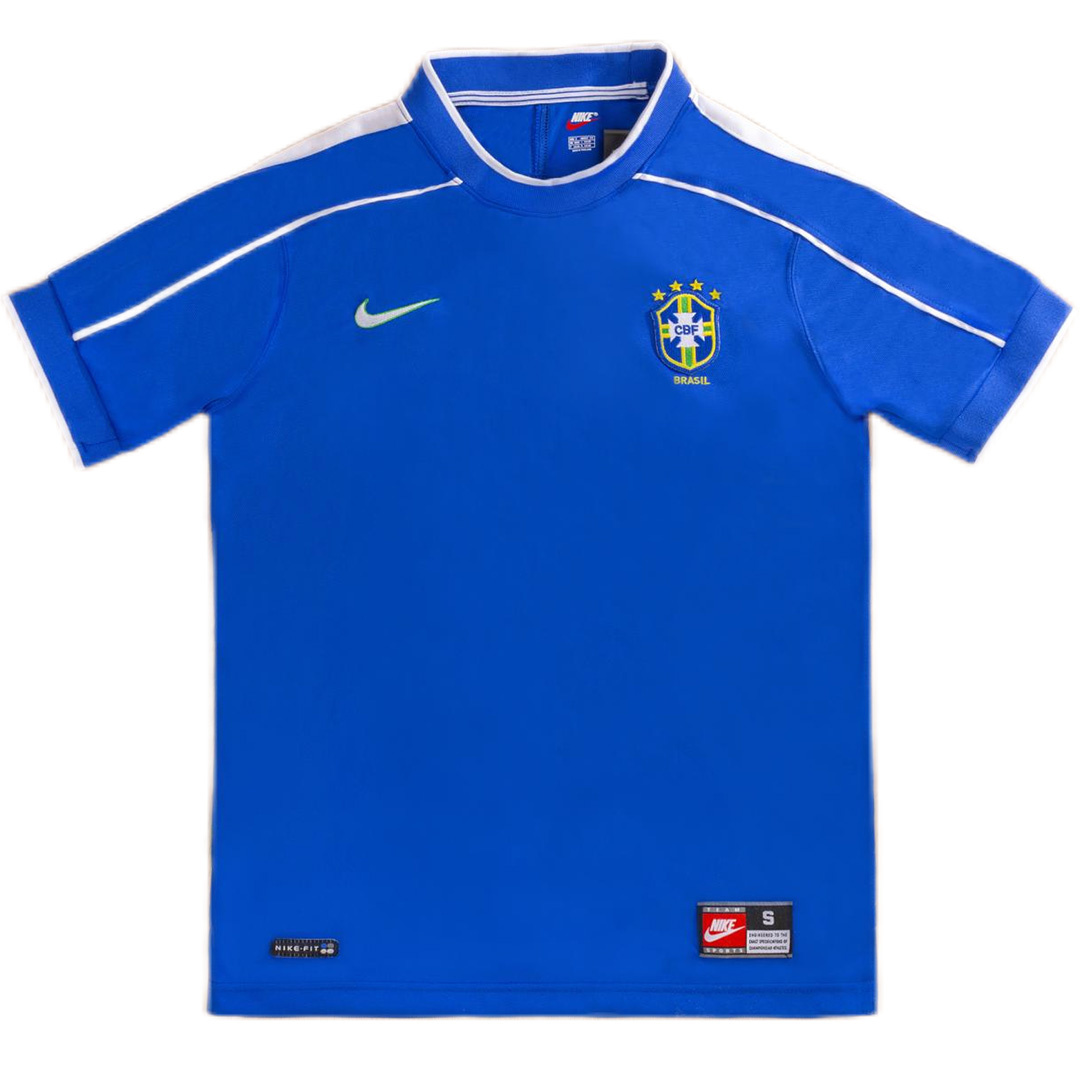 Retro Brazil Away Jersey World Cup 1998 - Image 3