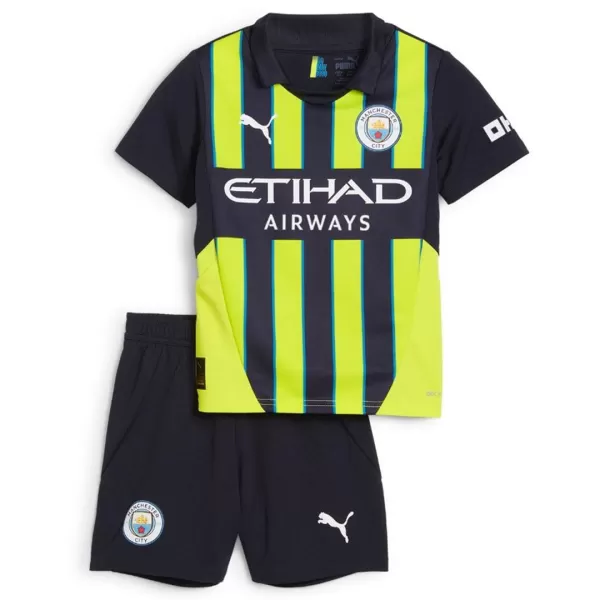 Kids Manchester City Away Jersey Kit - minejerseys