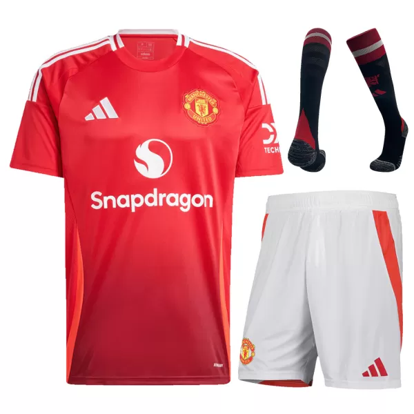 Manchester United Home Full Kit - [Super Replica] - minejerseys