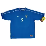 RONALDO #9 Retro Brazil Away Jersey World Cup 1998 - minejerseys