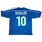 RIVALDO #10 Retro Brazil Away Jersey World Cup 1998 - minejerseys