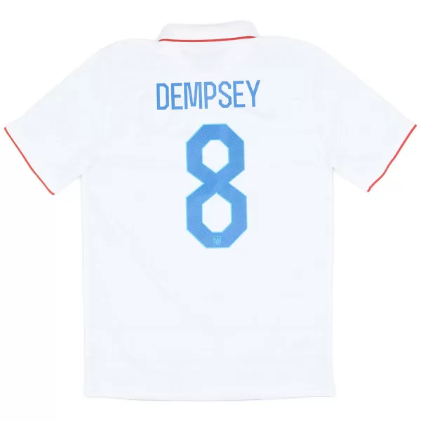 Dempsey #8 Retro USMNT Home Jersey World Cup 2014 - minejerseys