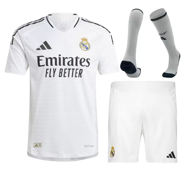 Real Madrid Home Match Jersey Full Kit Player Version - minejerseys