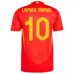 LAMINE YAMAL #10 Spain Home Jersey Player Version Euro - minejerseys