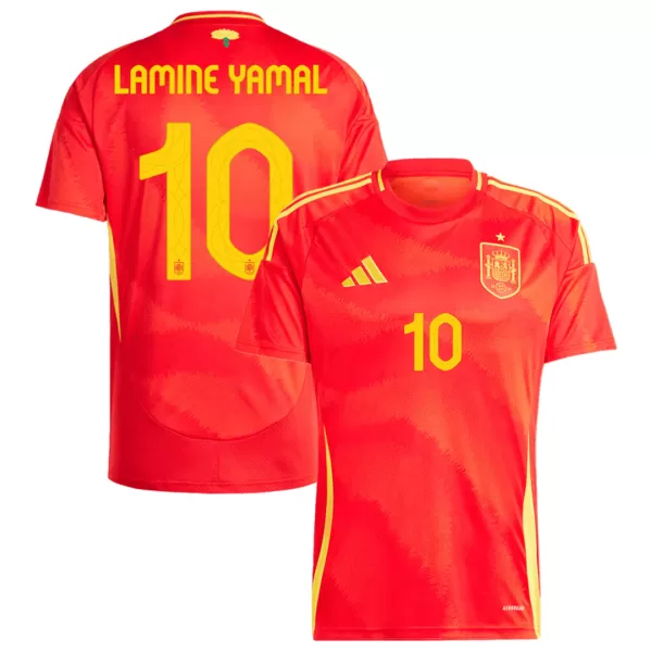LAMINE YAMAL #10 Spain Home Jersey Euro - [Super Replica] - minejerseys