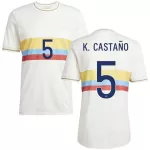 K. CASTAÑO #5 Colombia Centenary Collection Jersey - minejerseys