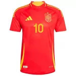 LAMINE YAMAL #10 Spain Home Jersey Player Version Euro - minejerseys