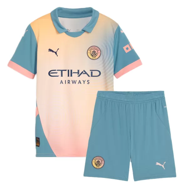 Kids Manchester City Fourth Jersey Kit - minejerseys