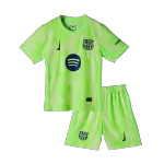 Kids Barcelona Third Spotify Logo Without Text Jersey Kit - minejerseys