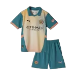 Kids Manchester City Fourth Jersey Kit - minejerseys