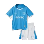 Kids Napoli Home Jersey Kit - minejerseys
