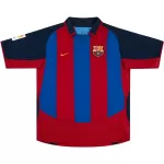Ronaldinho #10 Retro Barcelona Home Jersey 2003/04 - minejerseys