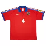 Nedved #4 Retro Czech Republic Home Jersey 1996/98 - minejerseys