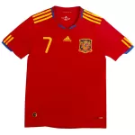 DAVID VILLA #7 Retro Spain Home Jersey 2010 - minejerseys
