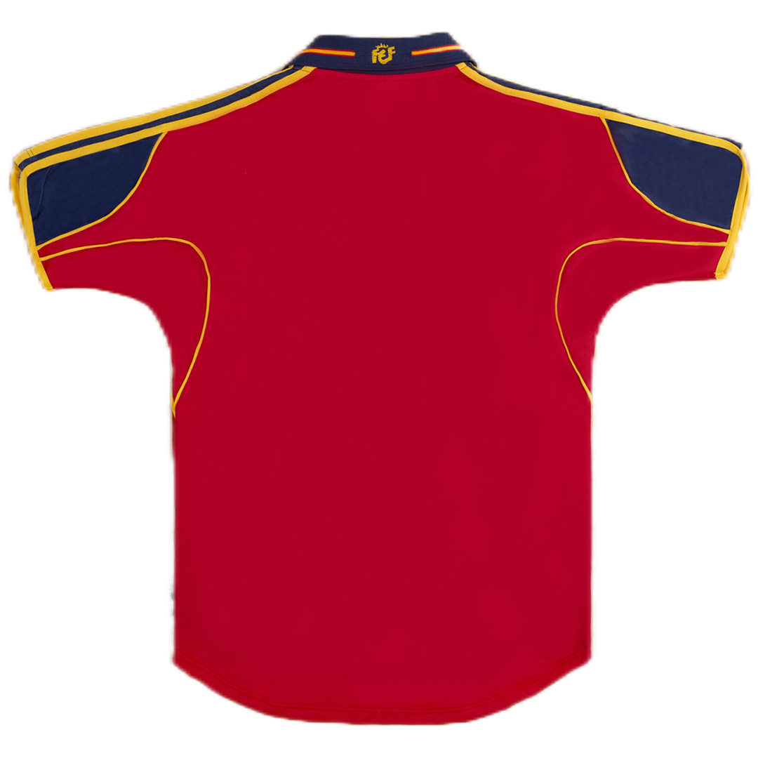 Retro Spain Home Jersey Euro Cup 2000 - Image 4
