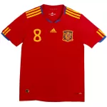 XAVI #8 Retro Spain Home Jersey 2010 - minejerseys
