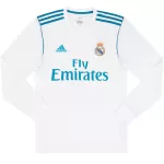 Retro Real Madrid Home Long Sleeve Jersey 2017/18 - minejerseys