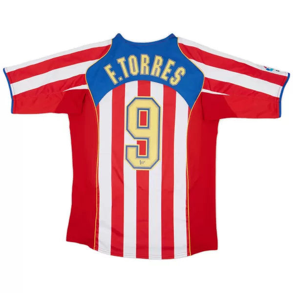 Torres #9 Retro Atletico Madrid Home Jersey 2004/05 - minejerseys