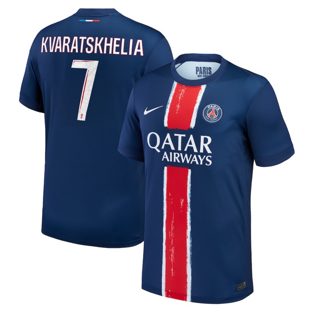 Khvicha Kvaratskhelia x PSG Home Jersey 2024/25 - Image 3