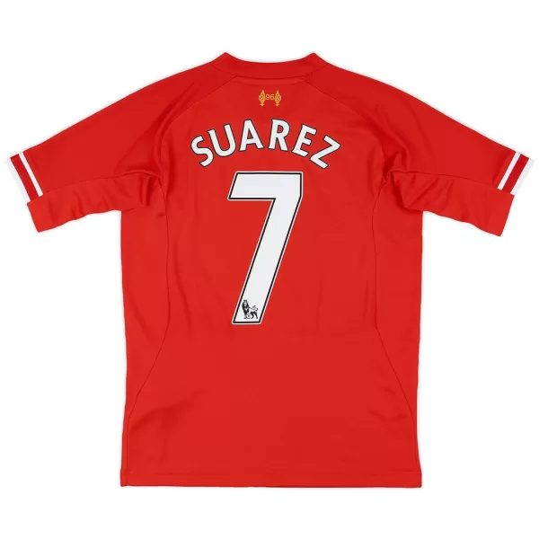 SUAREZ #7 Retro Liverpool Home Jersey 2013/14 - minejerseys