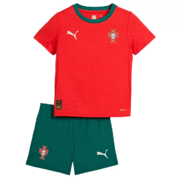 Kids Portugal Home Jersey Kit 2025 - minejerseys