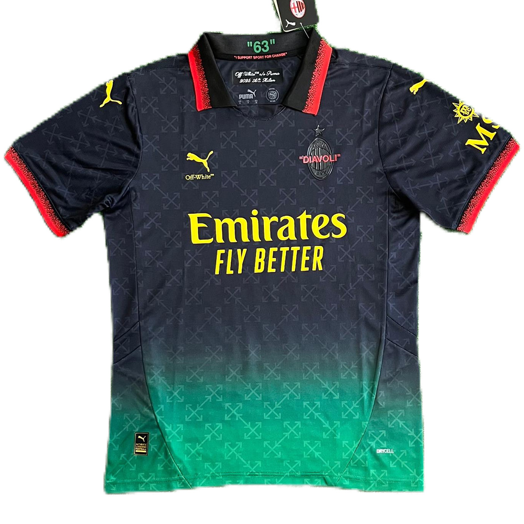 Theo Hernandez x AC Milan Fourth Jersey 2024/25 - Image 4