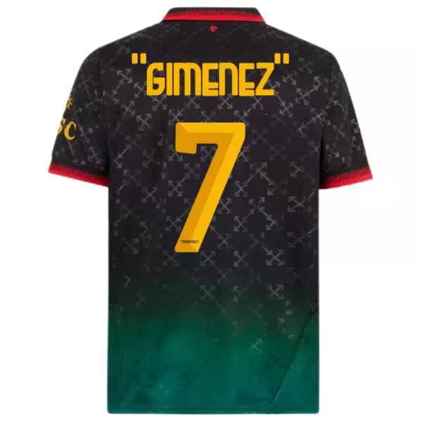 "GIMENEZ" #7 AC Milan Fourth Jersey - minejerseys
