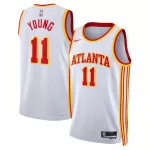 Men's Atlanta Hawks Trae Young #11 White Swingman Jersey - Association Edition - minejerseys