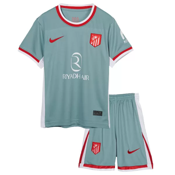 Kids Atletico Madrid Away Jersey Kit - minejerseys