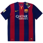 Messi #10 Retro Barcelona Home Jersey 2014/15 - minejerseys