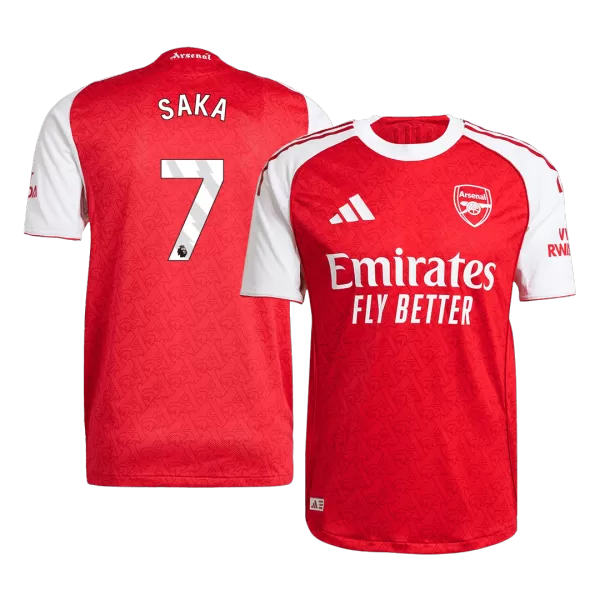 SAKA #7 Arsenal Home Match Jersey Player Version 2025/26 - minejerseys