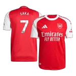 SAKA #7 Arsenal Home Match Jersey Player Version 2025/26 - minejerseys