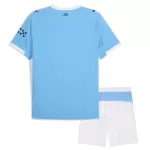 Kids Manchester City Home Jersey Full Kit 2025/26 - minejerseys