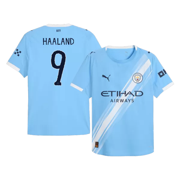HAALAND #9 Manchester City Home Match Jersey Player Version 2025/26 - Club World Cup - minejerseys