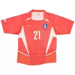 J S PARK #21 Retro South Korea Home Jersey 2002 - minejerseys