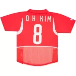 D H KIM #8 Retro South Korea Home Jersey 2002 - minejerseys