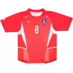 D H KIM #8 Retro South Korea Home Jersey 2002 - minejerseys