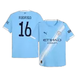 RODRIGO #16 Manchester City Home Match Jersey Player Version 2025/26 - Club World Cup - minejerseys