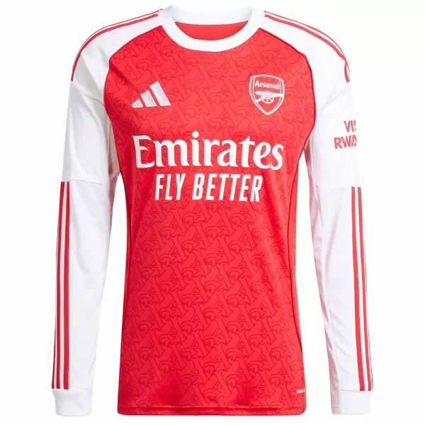 Arsenal Home Long Sleeve Jersey 2025/26 - minejerseys