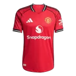 B.FERNANDES #8 Manchester United Home Match Jersey Player Version 2025/26 - minejerseys