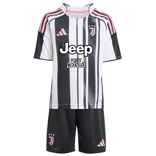 Kids Juventus Home Jersey Kit 2025/26 - minejerseys