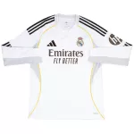 Real Madrid Home Long Sleeve Jersey 2025/26 - minejerseys