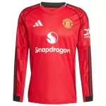 Manchester United Home Long Sleeve Jersey 2025/26 - minejerseys