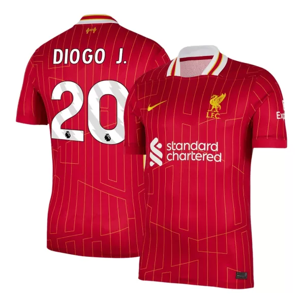 DIOGO J. #20 Liverpool Home Jersey - minejerseys