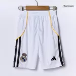 Kids Real Madrid Home Jersey Full Kit 2025/26 - minejerseys