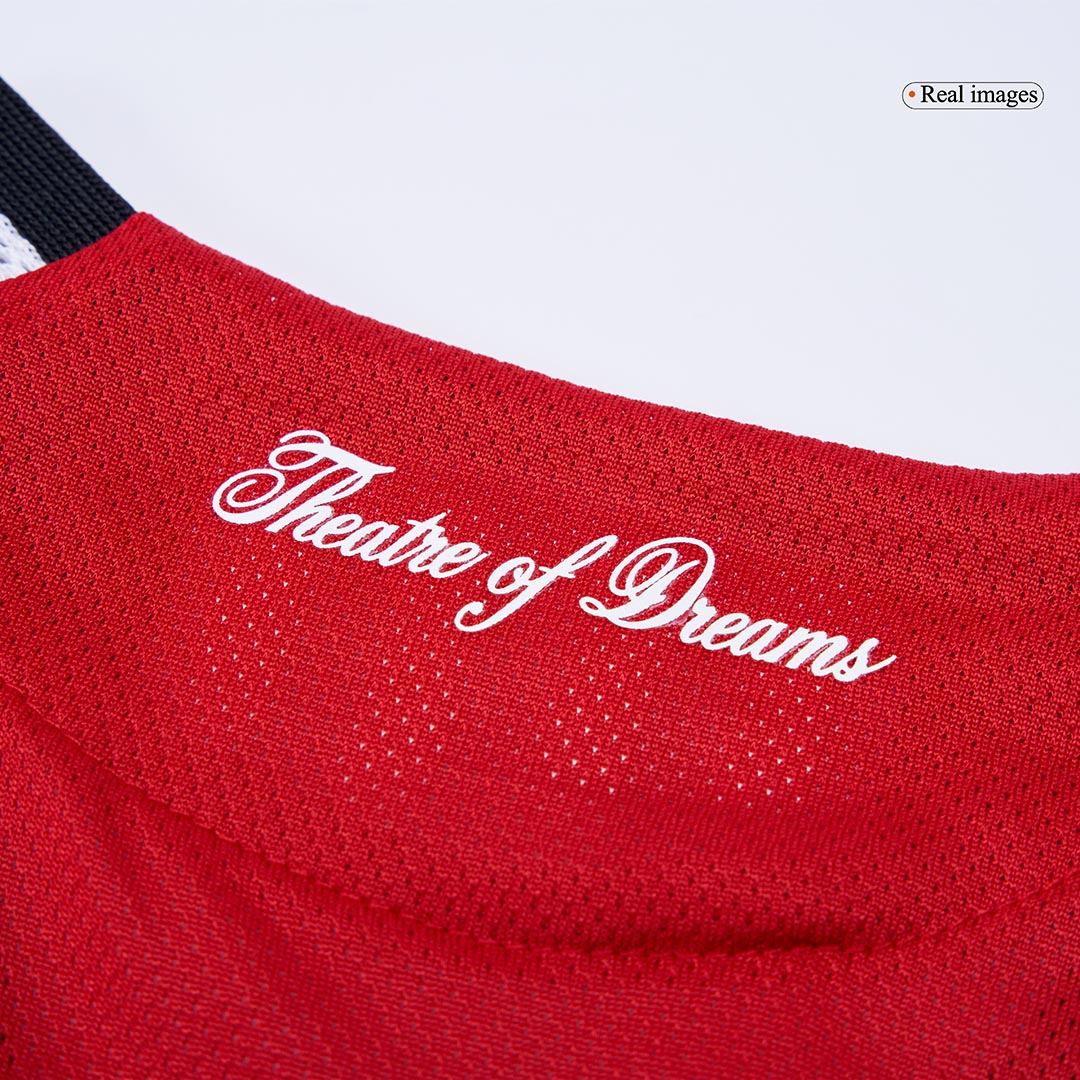 B.FERNANDES #8 Manchester United Home Match Jersey Player Version 2025/26